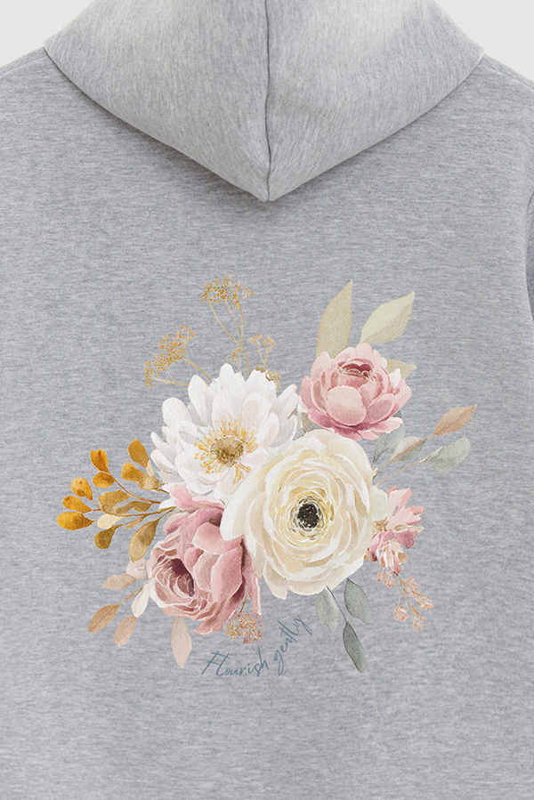 HOODIE FB ESTAMPADO FLORAL FLOURISH GENTLY