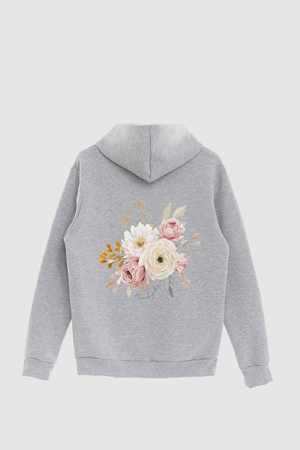 HOODIE FB ESTAMPADO FLORAL FLOURISH GENTLY