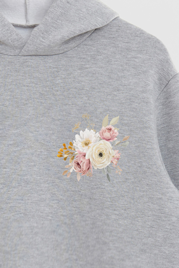 HOODIE FB ESTAMPADO FLORAL FLOURISH GENTLY
