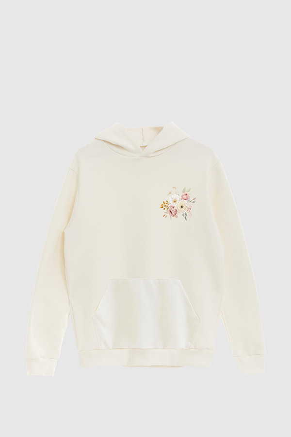 HOODIE FB ESTAMPADO FLORAL FLOURISH GENTLY