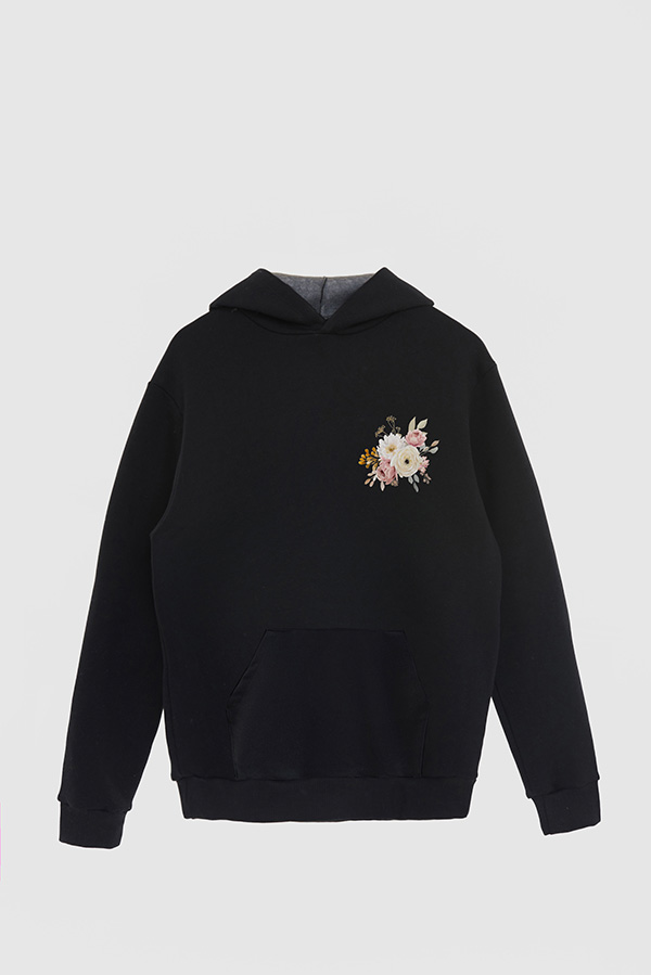 HOODIE FB ESTAMPADO FLORAL FLOURISH GENTLY