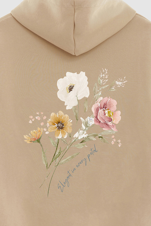 HOODIE FB ESTAMPADO FLORAL ELEGANT
