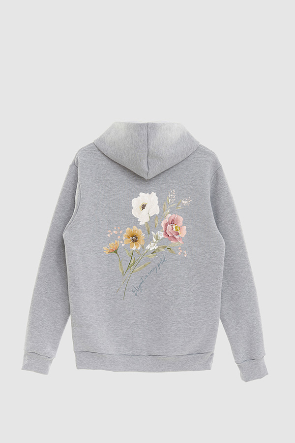 HOODIE FB ESTAMPADO FLORAL ELEGANT