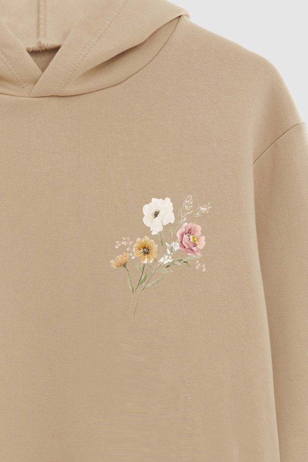 HOODIE FB ESTAMPADO FLORAL ELEGANT