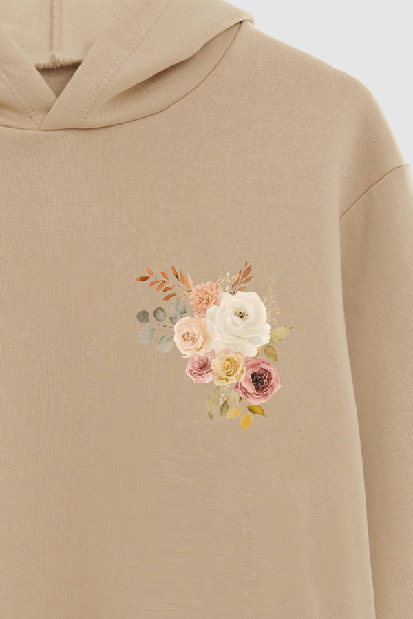 HOODIE FB ESTAMPADO FLORAL DELICATE AND DIVINE