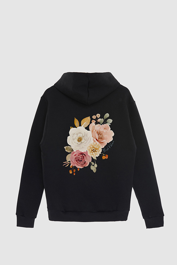 HOODIE FB ESTAMPADO FLORAL BLUSH BLOOM