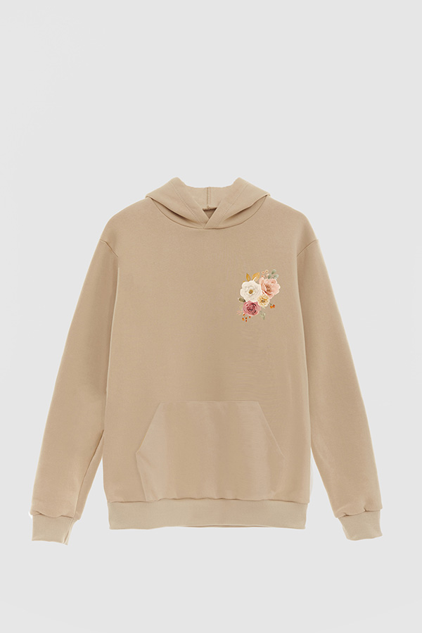 HOODIE FB ESTAMPADO FLORAL BLUSH BLOOM