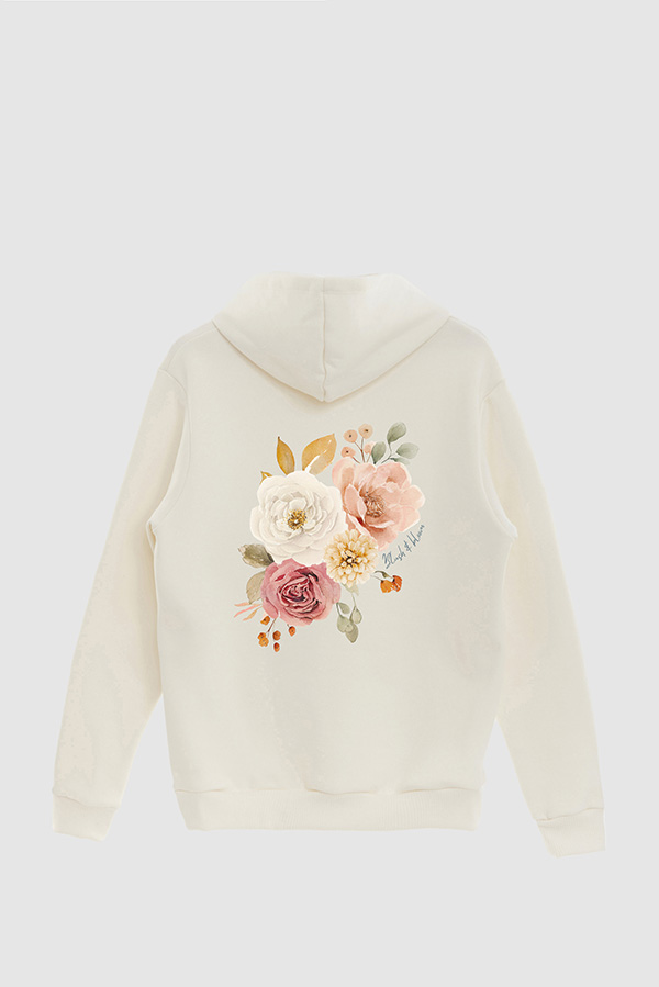 HOODIE FB ESTAMPADO FLORAL BLUSH BLOOM