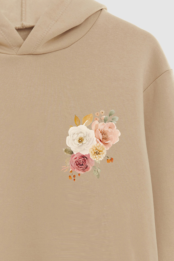 HOODIE FB ESTAMPADO FLORAL BLUSH BLOOM