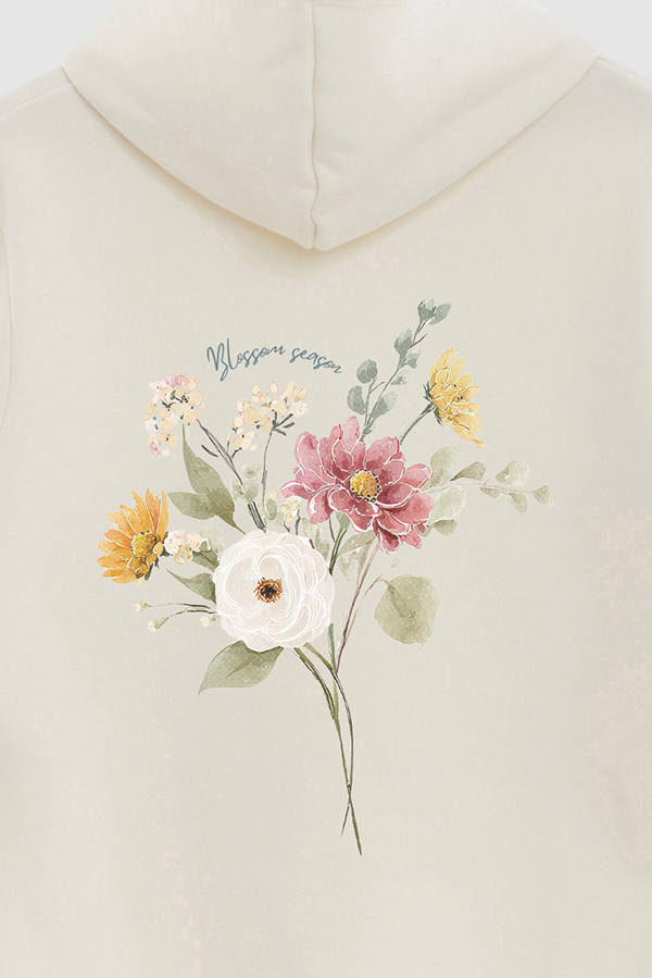 HOODIE FB ESTAMPADO FLORAL BLOSSOM SEASON
