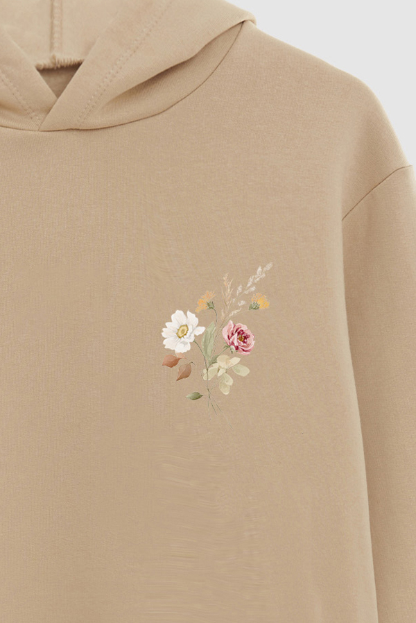 HOODIE FB ESTAMPADO FLORAL BLOOM WITH LOVE