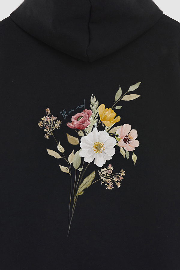 HOODIE FB ESTAMPADO FLORAL BLOOM MOOD