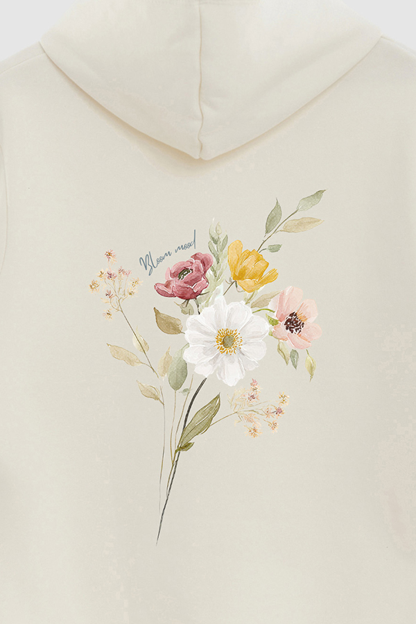 HOODIE FB ESTAMPADO FLORAL BLOOM MOOD