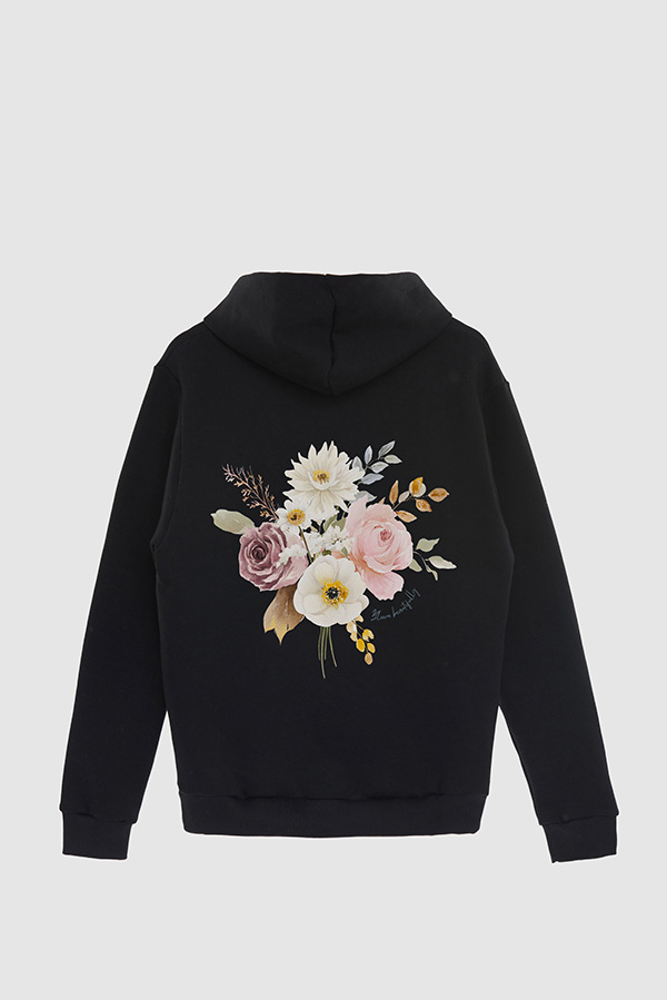 HOODIE FB ESTAMPADO FLORAL BLOOM BEAUTIFULLY