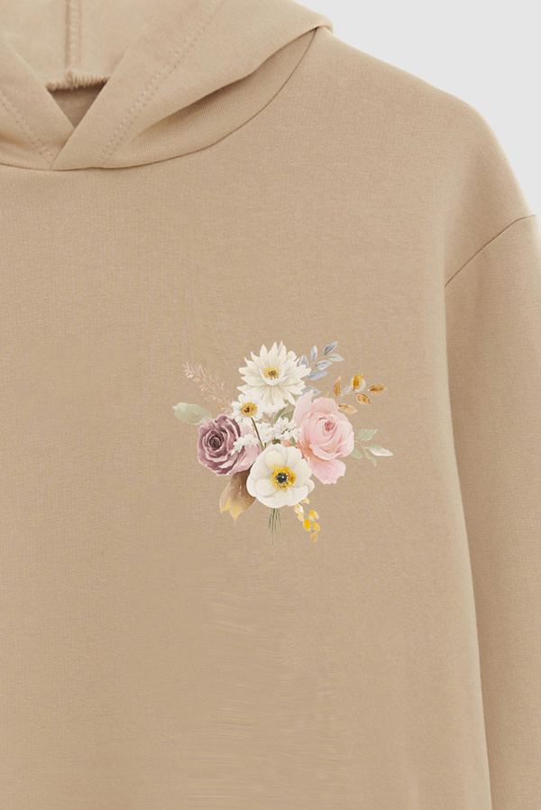 HOODIE FB ESTAMPADO FLORAL BLOOM BEAUTIFULLY