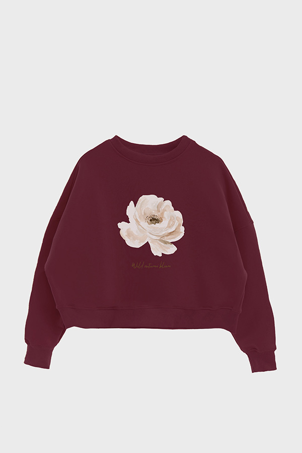 BUZO CROP ESTAMPADO WILD AUTUMN BLOOM