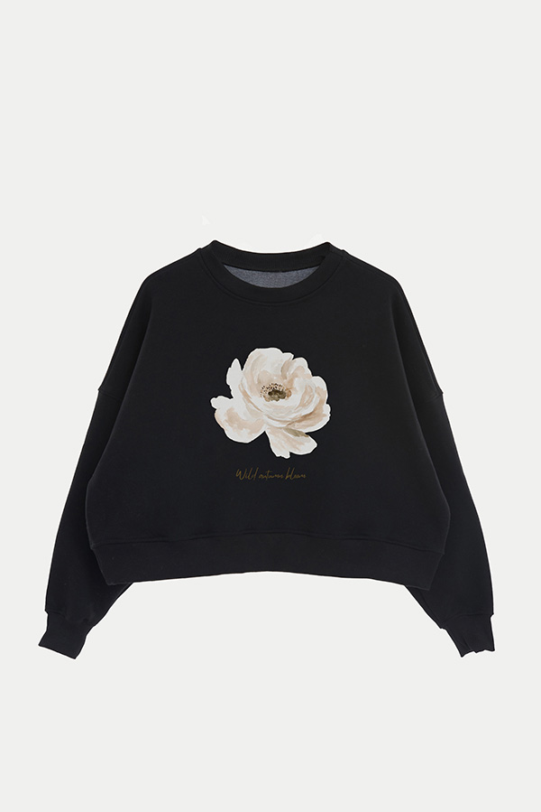 BUZO CROP ESTAMPADO WILD AUTUMN BLOOM