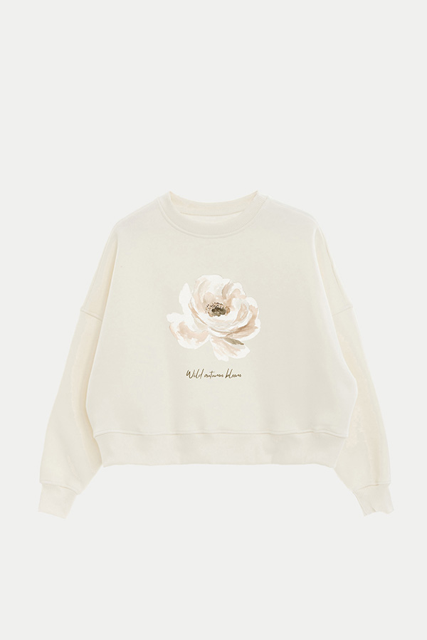 BUZO CROP ESTAMPADO WILD AUTUMN BLOOM