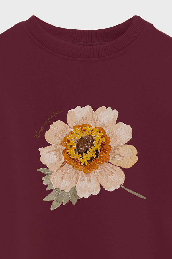 BUZO CROP ESTAMPADO WHISPER OF AUTUMN