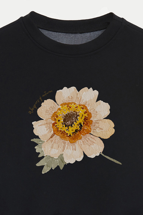 BUZO CROP ESTAMPADO WHISPER OF AUTUMN