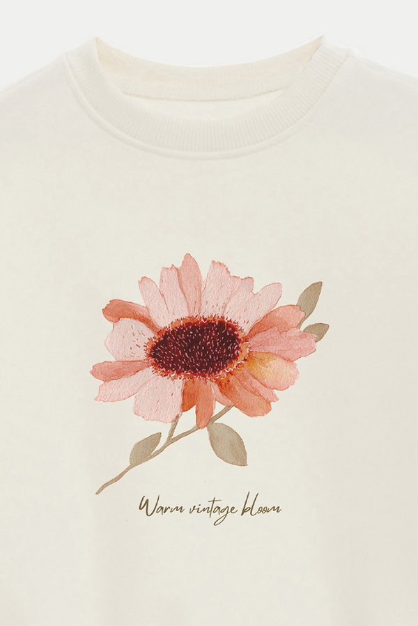 BUZO CROP ESTAMPADO WARM VINTAGE
