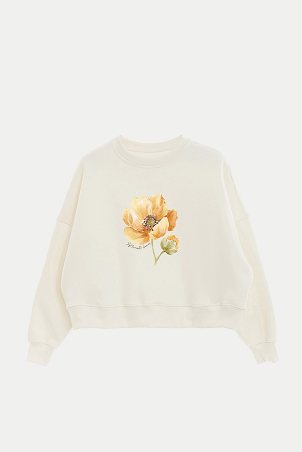 BUZO CROP ESTAMPADO SOFT TERACOTTA