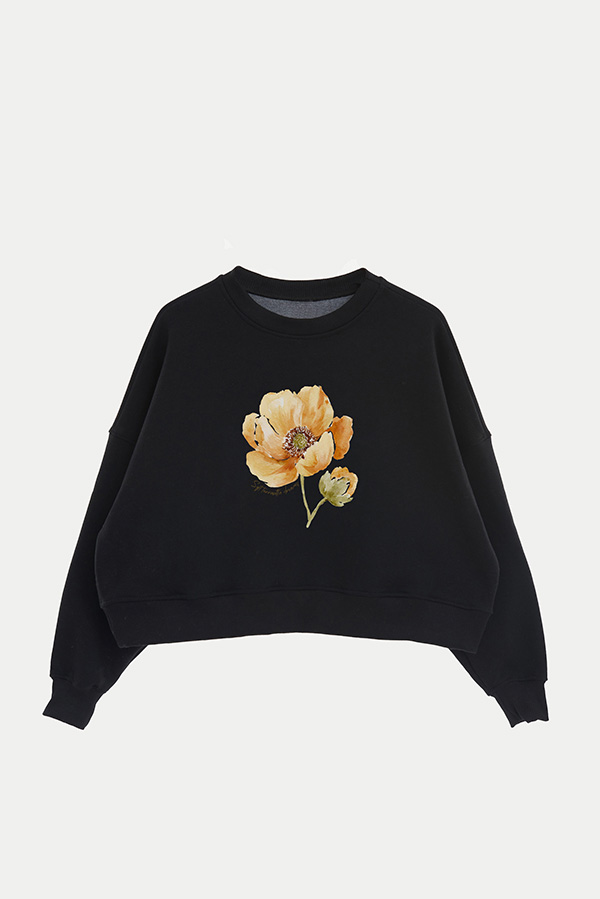 BUZO CROP ESTAMPADO SOFT TERACOTTA