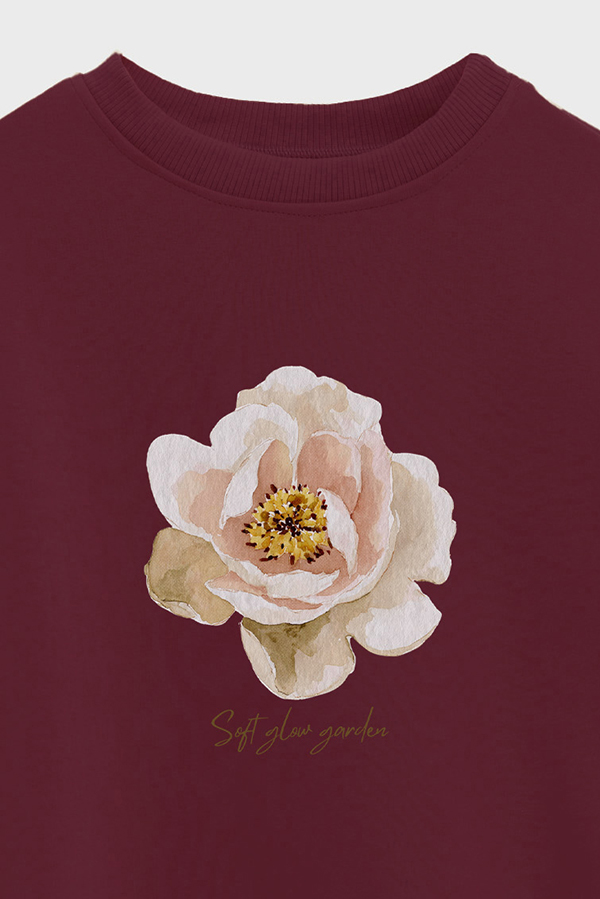 BUZO FRISA ESTAMPADO SOFT GLOW GARDEN