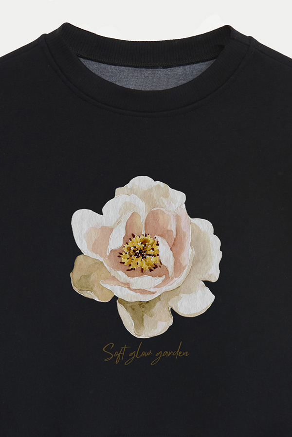 BUZO FRISA ESTAMPADO SOFT GLOW GARDEN