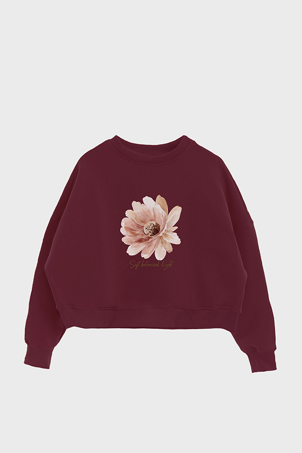 BUZO FRISA ESTAMPADO SOFT BOTANICAL