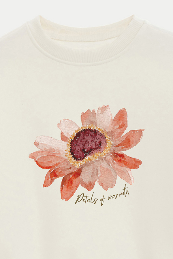 BUZO FRISA ESTAMPADO PETALS OF WARMTH