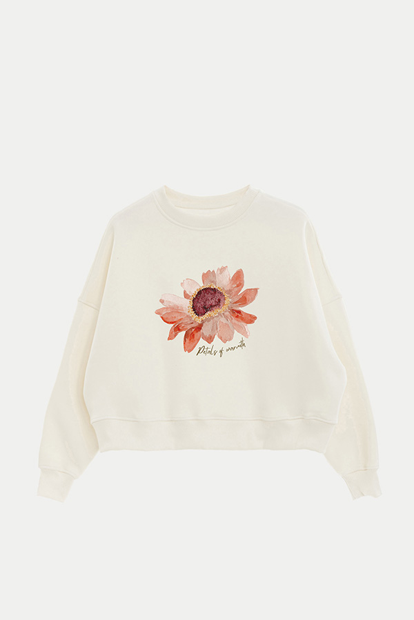 BUZO FRISA ESTAMPADO PETALS OF WARMTH