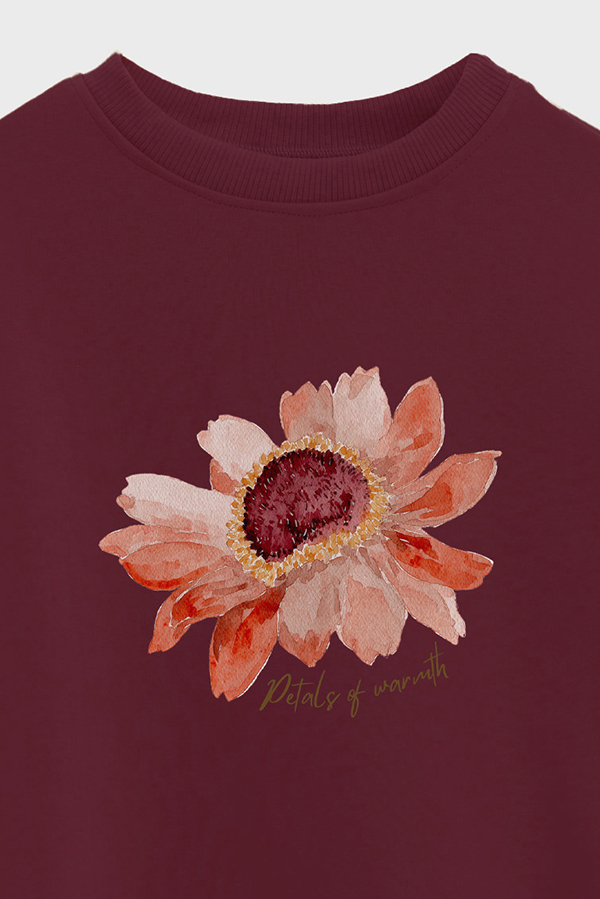 BUZO FRISA ESTAMPADO PETALS OF WARMTH