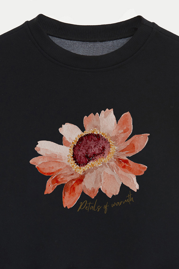 BUZO FRISA ESTAMPADO PETALS OF WARMTH