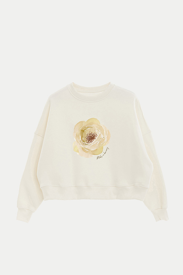 BUZO FRISA ESTAMPADO PETALS IN HARMONY