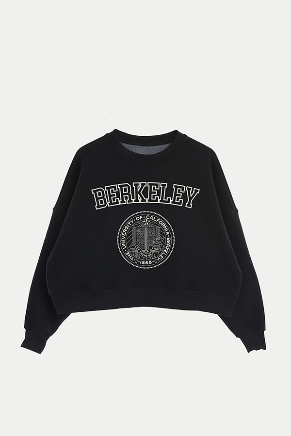 BUZO CROP ESTAMPADO VARSITY BERKELEY
