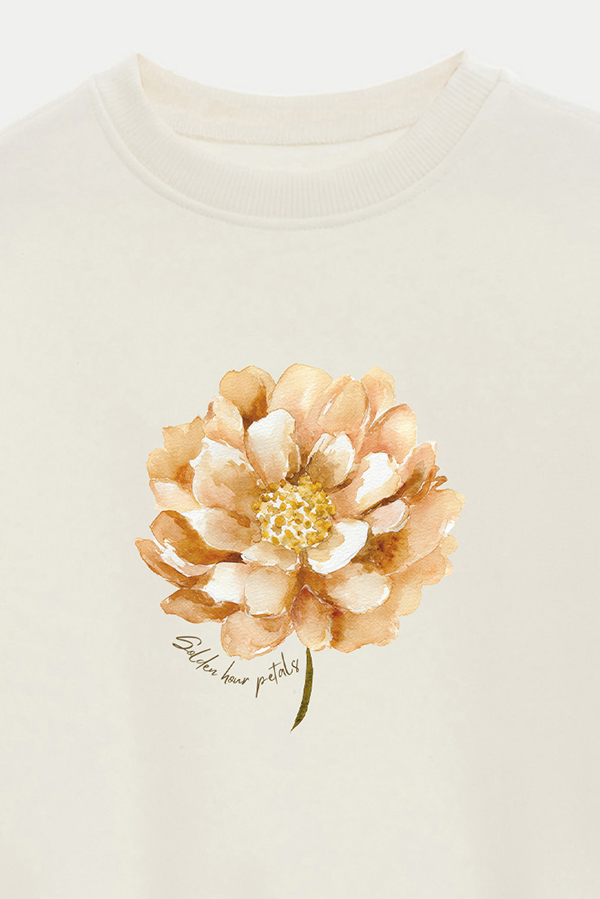 BUZO FRISA ESTAMPADO GOLDEN HOUR