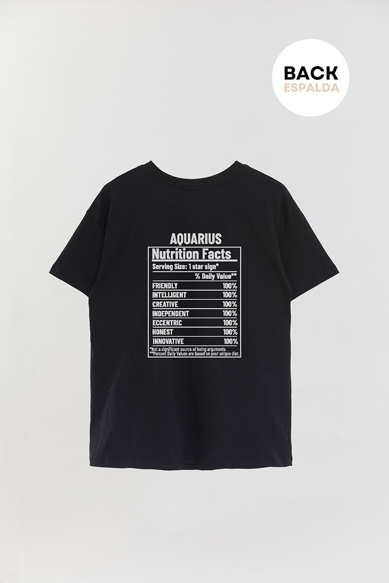 REMERA OVER ESTAMPADA UNISEX TBL AQUARIUS