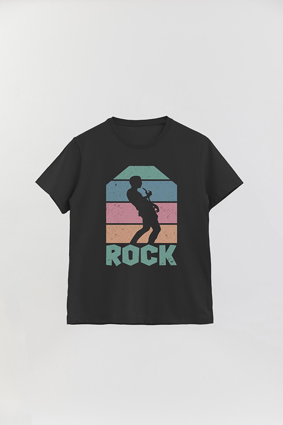 REMERA BASICA ESTAMPADA MS ROCK PASTEL