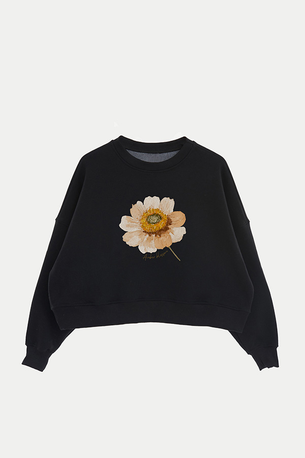 BUZO CROP ESTAMPADO AMBER BLOSSOM