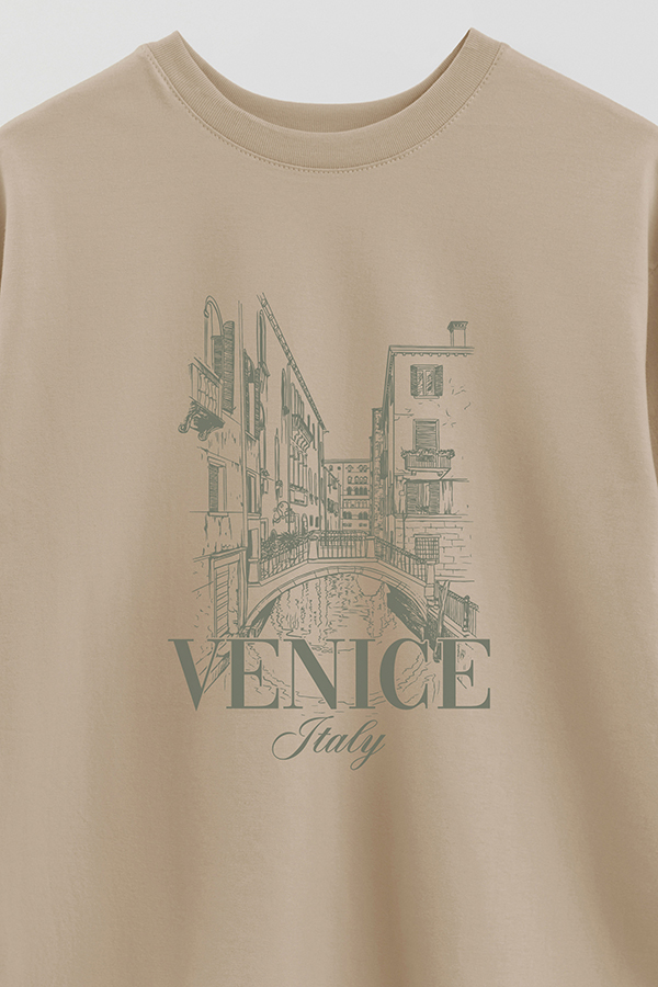 REMERA OVER ESTAMPADA VENICE
