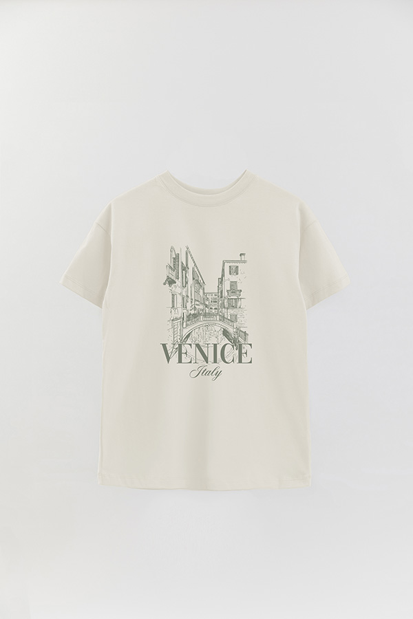 REMERA OVER ESTAMPADA VENICE