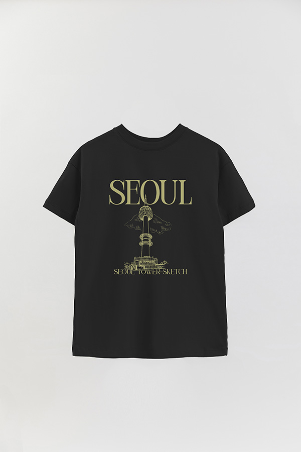 REMERA OVER ESTAMPADA SEOUL