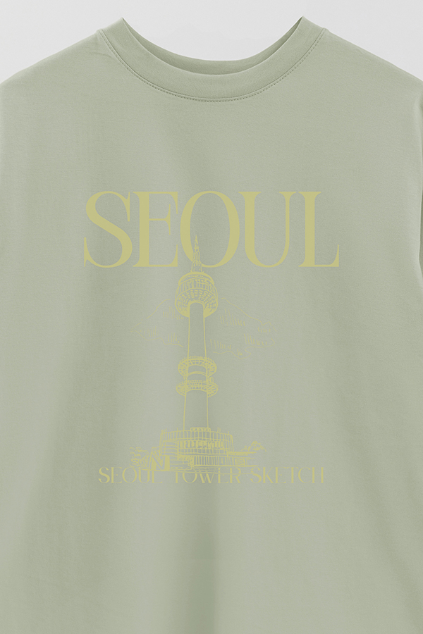 REMERA OVER ESTAMPADA SEOUL
