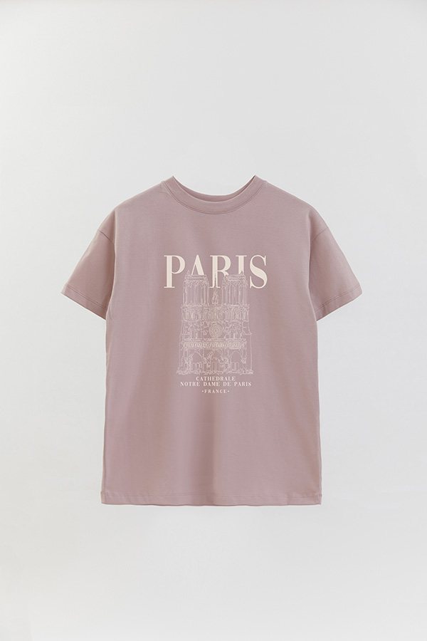 REMERA OVER ESTAMPADA PARIS
