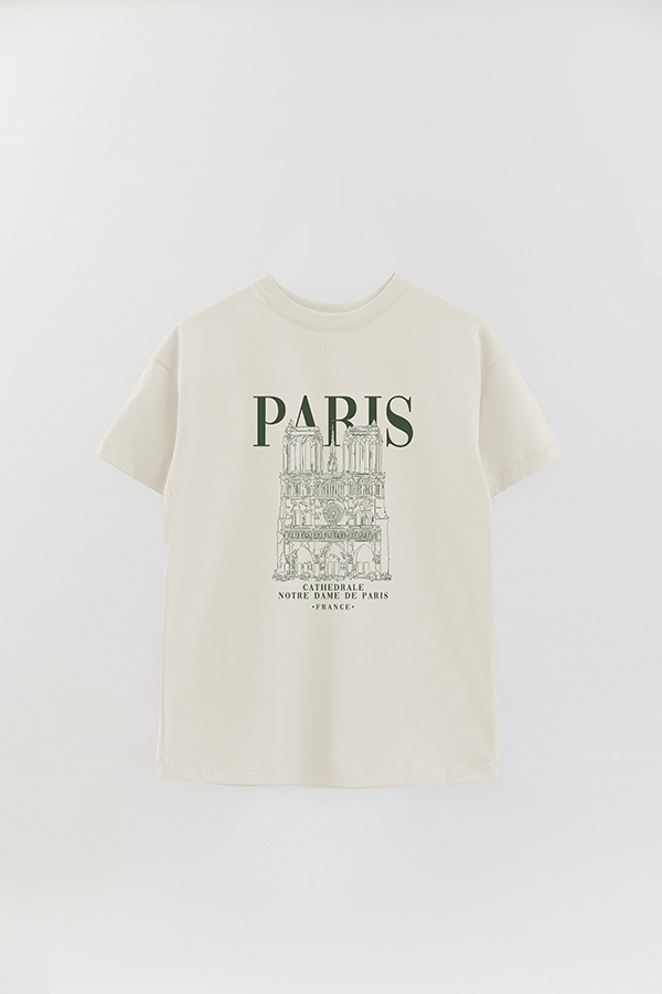 REMERA OVER ESTAMPADA PARIS