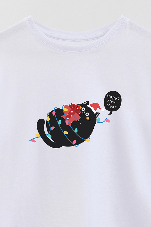 REMERA GIRL OVER JINGLE CAT 29