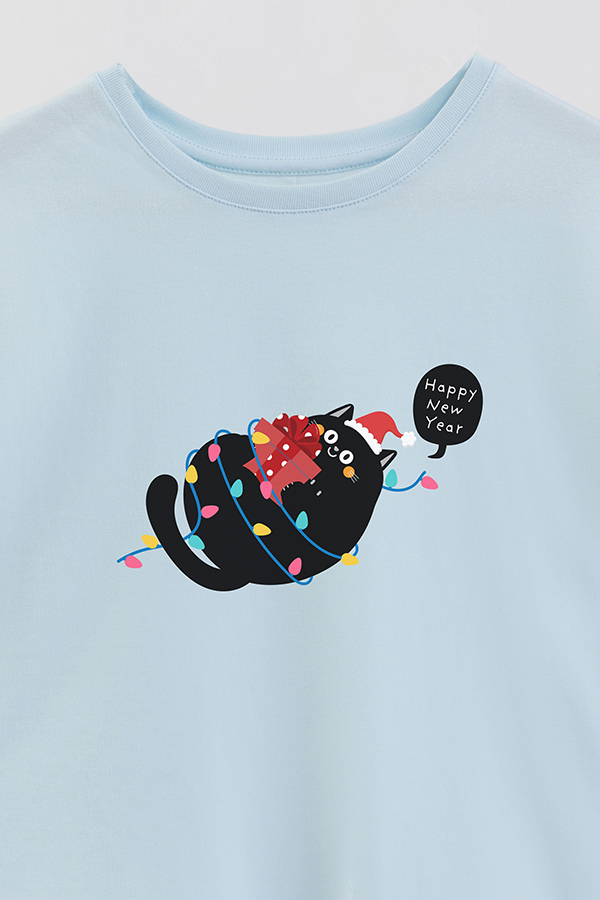 REMERA GIRL OVER JINGLE CAT 29