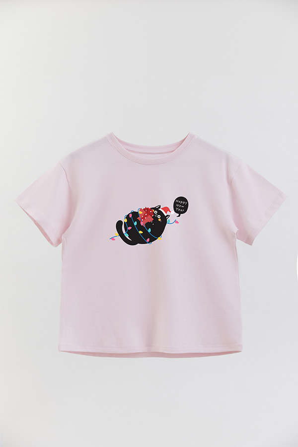 REMERA GIRL OVER JINGLE CAT 29