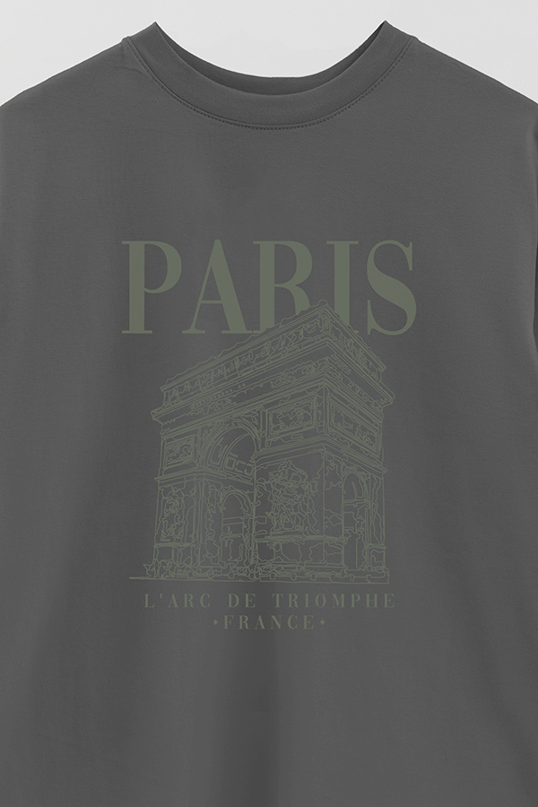 REMERA OVER ESTAMPADA PARIS ARC